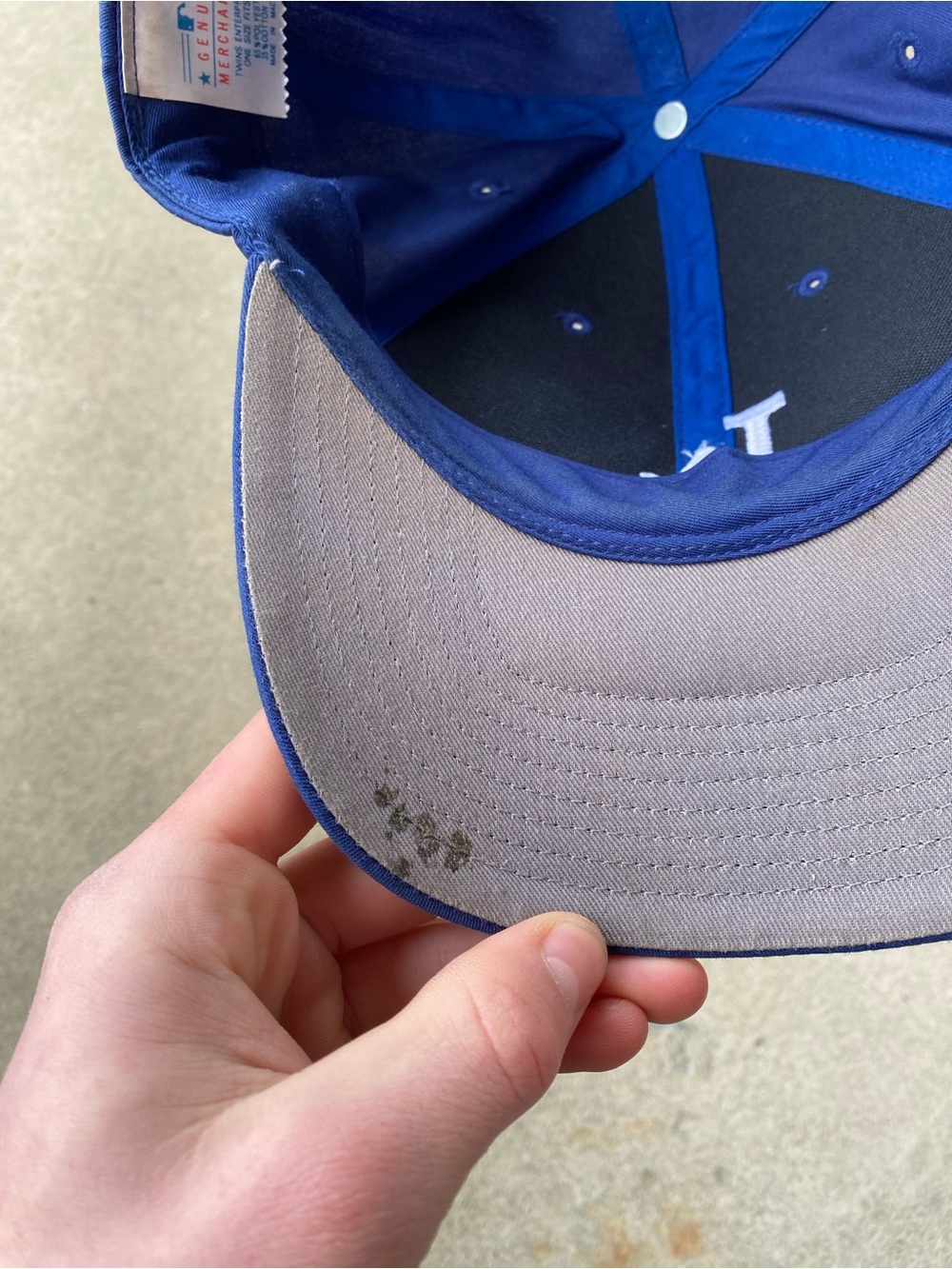 90s LA Logo Baseball MLB Cap - Blue - Picture 6 of 6